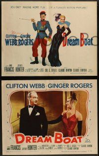 6c148 DREAM BOAT 8 LCs '52 Ginger Rogers was professor Clifton Webb's co-star, Anne Francis!