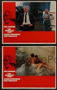 6c149 DROWNING POOL 8 int'l LCs '75 images of Paul Newman as private eye Lew Harper, Joanne Woodward