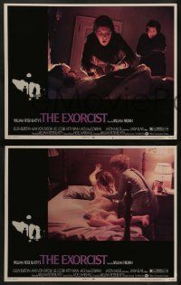 6c558 EXORCIST 7 LCs '74 William Friedkin, Max Von Sydow, William Peter Blatty horror classic!