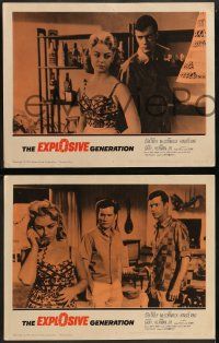 6c160 EXPLOSIVE GENERATION 8 LCs '61 Patricia McCormack, 1 w/young William Shatner in sports car!
