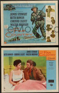 6c162 FAR COUNTRY 8 LCs '55 James Stewart, Ruth Roman, directed by Anthony Mann!