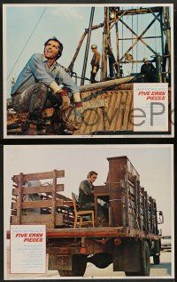 6c169 FIVE EASY PIECES 8 int'l LCs '70 Jack Nicholson, Black, Struthers, directed by Bob Rafelson!