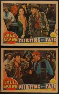 6c559 FLIRTING WITH FATE 7 LCs '38 wacky Joe E. Brown, Leo Carrillo, Steffi Duna, Stanley Fields