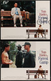6c173 FORREST GUMP 8 LCs '94 Tom Hanks, Gary Sinise, Robin Wright Penn, Robert Zemeckis classic!