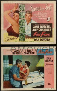 6c174 FOXFIRE 8 LCs '55 many images of sexy Jane Russell, Jeff Chandler!