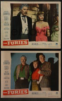 6c801 FURIES 3 LCs '50 Barbara Stanwyck, Walter Huston, Anthony Mann directed!