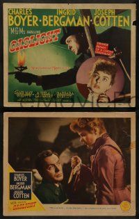 6c177 GASLIGHT 8 LCs '44 Charles Boyer, Ingrid Bergman, Joseph Cotten, Dame May Whitty