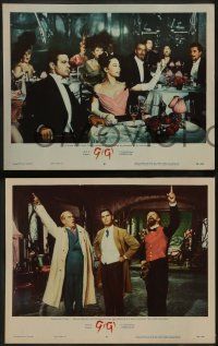 6c650 GIGI 5 LCs '58 pretty Leslie Caron, Louis Jourdan, Best Director & Best Picture winner!