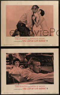 6c181 GIRL HE LEFT BEHIND 8 LCs '56 great images of romantic Tab Hunter and Natalie Wood!
