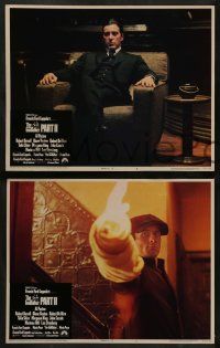 6c188 GODFATHER PART II 8 LCs '74 Al Pacino, Robert De Niro, Francis Ford Coppola classic!
