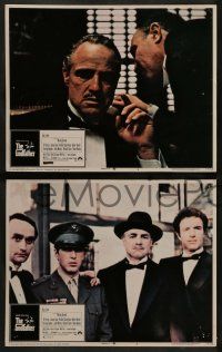 6c187 GODFATHER 8 LCs '72 Brando, Pacino, great images from Francis Ford Coppola classic!