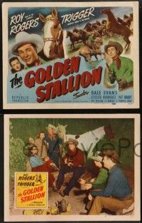 6c190 GOLDEN STALLION 8 LCs '49 Roy Rogers, Dale Evans, Trigger & The Riders of the Purple Sage!