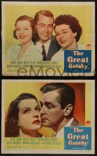 6c192 GREAT GATSBY 8 LCs '49 great images of Alan Ladd, Betty Field & Ruth Hussey!