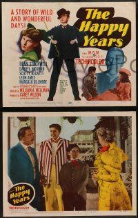 6c202 HAPPY YEARS 8 LCs '50 Dean Stockwell, Darryl Hickman, directed by William Wellman!