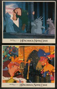 6c719 HUNCHBACK OF NOTRE DAME 4 LCs '96 Walt Disney cartoon from Victor Hugo's novel!