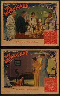 6c809 HURRICANE 3 LCs '37 Mary Astor, Raymond Massey, C. Aubrey Smith, Thomas Mitchell, Jon Hall