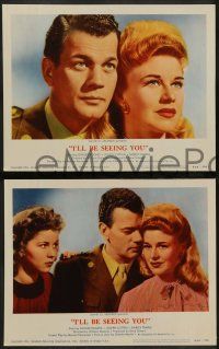 6c721 I'LL BE SEEING YOU 4 LCs R56 cool images of Ginger Rogers, Joseph Cotten & Shirley Temple!