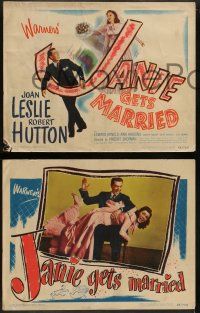 6c223 JANIE GETS MARRIED 8 LCs '46 Joan Leslie, Robert Hutton & Hattie McDaniel!