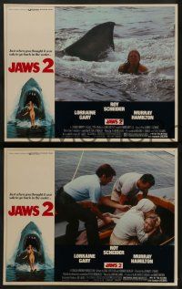 6c814 JAWS 2 3 LCs '78 Roy Scheider, Gary, just when you thought it was safe to back in the water!