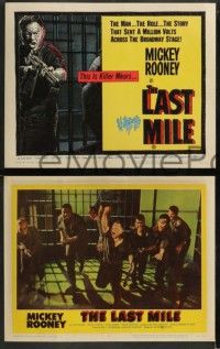 6c246 LAST MILE 8 LCs '59 Mickey Rooney as Killer Mears breaking out of Death Row!