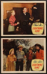 6c660 LIGHTNING GUNS 5 LCs '50 Charles Starrett as the Durango Kid w/sidekick Smiley Burnette!