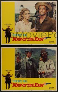 6c267 MAN OF THE EAST 8 LCs '74 wacky cowboy Terence Hill, Enzo Barboni spaghetti western!