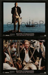 6c011 MASTER & COMMANDER 10 LCs '03 Russell Crowe, Paul Bettany, Peter Weir, Far Side of the World!