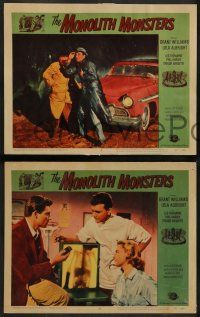 6c611 MONOLITH MONSTERS 6 LCs '57 Grant Williams, Lola Albright, cool sci-fi horror images!