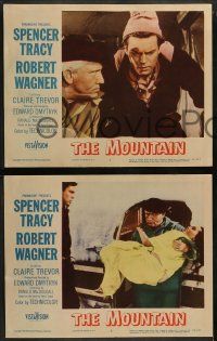 6c285 MOUNTAIN 8 LCs '56 mountain climbing thriller w/ Spencer Tracy, Robert Wagner, Claire Trevor!