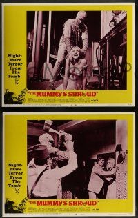 6c289 MUMMY'S SHROUD 8 LCs '67 Hammer horror, nightmare terror from the tomb, monster shown!
