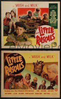 6c831 MUSH & MILK 3 LCs R50 Little Rascals, Farina, Dickie Moore, cute images of Our Gang kids!