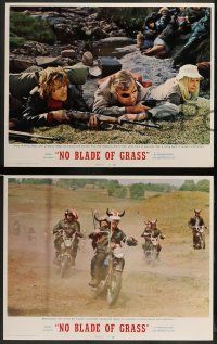 6c309 NO BLADE OF GRASS 8 LCs '71 motorcyclists rove across English countryside looting & raping!