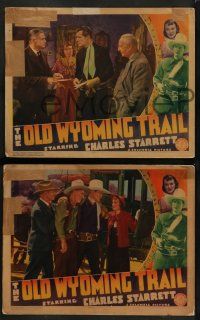 6c835 OLD WYOMING TRAIL 3 LCs '37 early Charles Starrett, the Sons of the Pioneers!