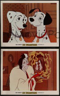 6c320 ONE HUNDRED & ONE DALMATIANS 8 LCs R79 most classic Walt Disney canine family cartoon!