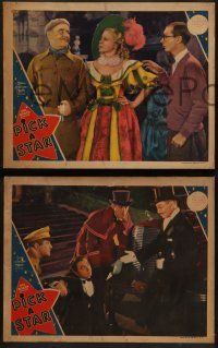 6c739 PICK A STAR 4 LCs '37 Patsy Kelly, Jack Haley, Lyda Roberti & other Hal Roach stars!
