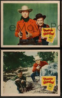 6c741 PIONEER MARSHAL 4 LCs '49 great images of cowboy Monte Hale!