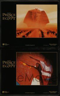 6c360 PRINCE OF EGYPT 8 LCs '98 cool images from Dreamworks historical cartoon, Moses & Rameses!