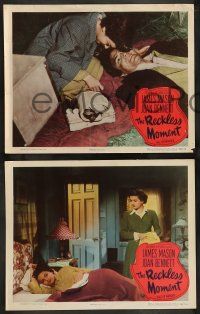 6c838 RECKLESS MOMENT 3 LCs '49 James Mason, Joan Bennett, directed by Max Ophuls!