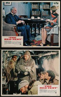 6c381 RED TENT 8 LCs '71 Sean Connery, Claudia Cardinale, Hardy Kruger, Peter Finch