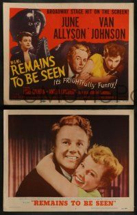 6c383 REMAINS TO BE SEEN 8 LCs '53 Van Johnson, June Allyson, young Angela Lansbury!