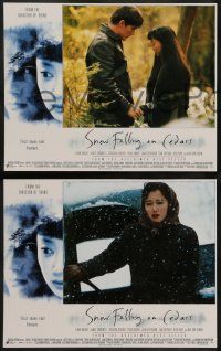 6c009 SNOW FALLING ON CEDARS 12 LCs '99 Ethan Hawke, Cromwell, Youki Kudoh, interracial love!