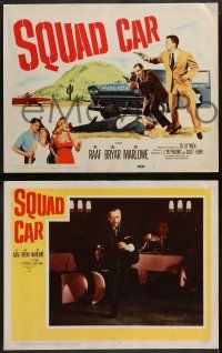6c446 SQUAD CAR 8 LCs '60 Desperate danger and T-Men in action! Cool action art!