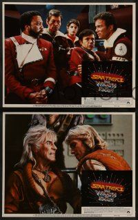 6c681 STAR TREK II 5 LCs '82 The Wrath of Khan, Leonard Nimoy, William Shatner, Kirstie Alley!