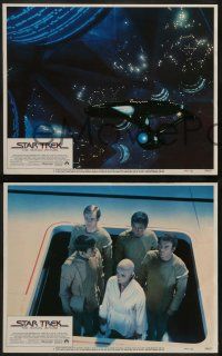 6c450 STAR TREK 8 LCs '79 William Shatner, Leonard Nimoy, DeForest Kelly, Collins & Khambatta