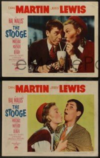 6c856 STOOGE 3 LCs '52 wacky images of Marion Marshall & Jerry Lewis!