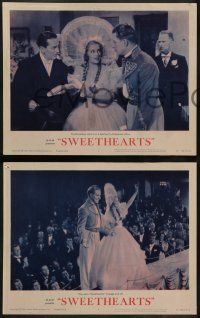6c466 SWEETHEARTS 8 LCs R62 Frank Morgan, Nelson Eddy & pretty Jeanette MacDonald!