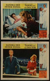 6c473 TAMMY & THE DOCTOR 8 LCs '63 Sandra Dee turns a hospital upside down & loves Peter Fonda!