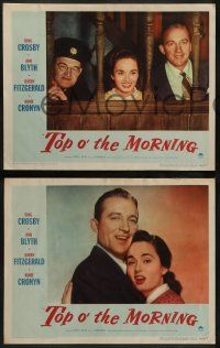6c491 TOP O' THE MORNING 8 LCs '49 Bing Crosby & Ann Blyth, Barry Fitzgerald!