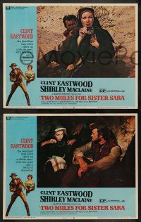 6c862 TWO MULES FOR SISTER SARA 3 LCs '70 gunslinger Clint Eastwood & nun Shirley MacLaine!