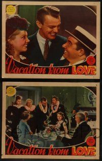 6c683 VACATION FROM LOVE 5 LCs '38 bride Florence Rice & groom Dennis O'Keefe!
